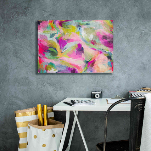 Image of 'Abstract Colorful Flows 3' by Irena Orlov Giclee Canvas Wall Art,26 x 18