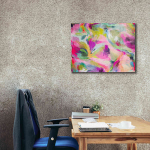 'Abstract Colorful Flows 3' by Irena Orlov Giclee Canvas Wall Art,34 x 26