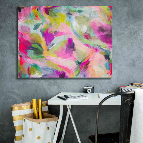 Image of 'Abstract Colorful Flows 3' by Irena Orlov Giclee Canvas Wall Art,34 x 26