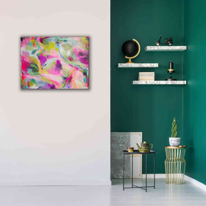 'Abstract Colorful Flows 3' by Irena Orlov Giclee Canvas Wall Art,34 x 26