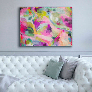 'Abstract Colorful Flows 3' by Irena Orlov Giclee Canvas Wall Art,54 x 40