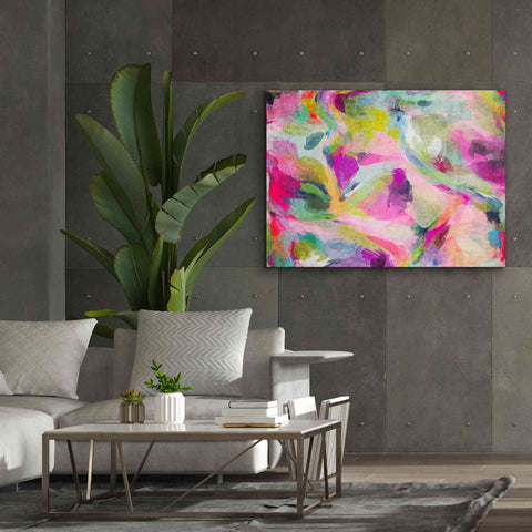 Image of 'Abstract Colorful Flows 3' by Irena Orlov Giclee Canvas Wall Art,54 x 40