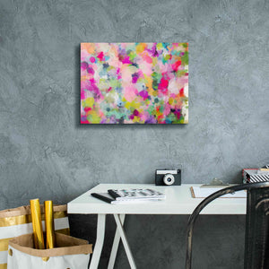 'Abstract Colorful Flows 4' by Irena Orlov Giclee Canvas Wall Art,16 x 12