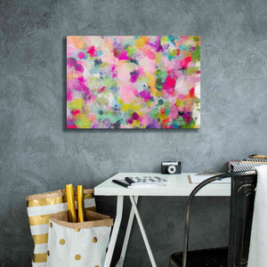 'Abstract Colorful Flows 4' by Irena Orlov Giclee Canvas Wall Art,26 x 18