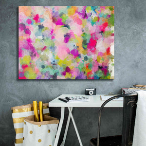 'Abstract Colorful Flows 4' by Irena Orlov Giclee Canvas Wall Art,34 x 26