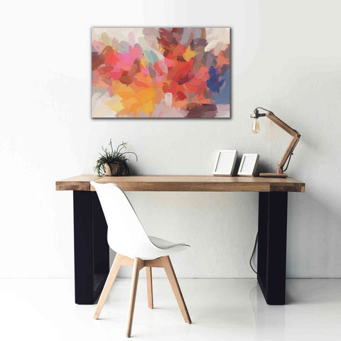 Image of 'Abstract Colorful Flows 7' by Irena Orlov Giclee Canvas Wall Art,40 x 26