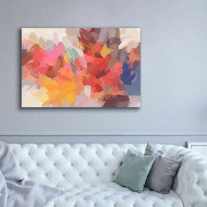 'Abstract Colorful Flows 7' by Irena Orlov Giclee Canvas Wall Art,60 x 40