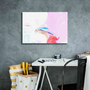 'Abstract Colorful Flows 8' by Irena Orlov Giclee Canvas Wall Art,26 x 18