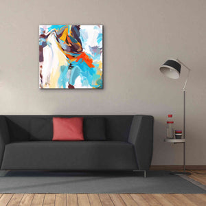 'Abstract Colorful Flows 12' by Irena Orlov Giclee Canvas Wall Art,37 x 37