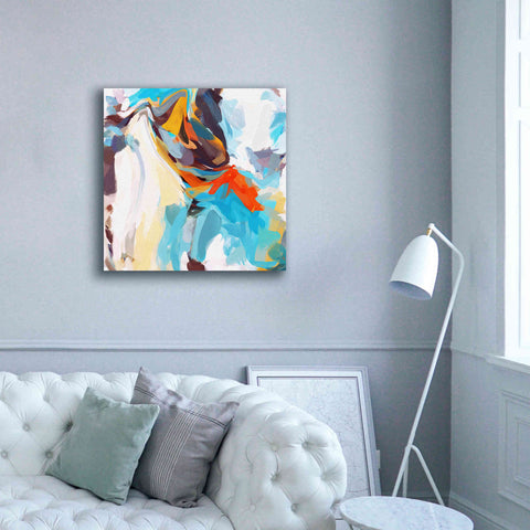 Image of 'Abstract Colorful Flows 12' by Irena Orlov Giclee Canvas Wall Art,37 x 37