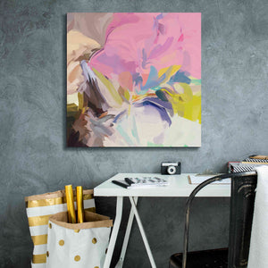 'Abstract Colorful Flows 13' by Irena Orlov Giclee Canvas Wall Art,26 x 26