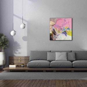 'Abstract Colorful Flows 13' by Irena Orlov Giclee Canvas Wall Art,37 x 37