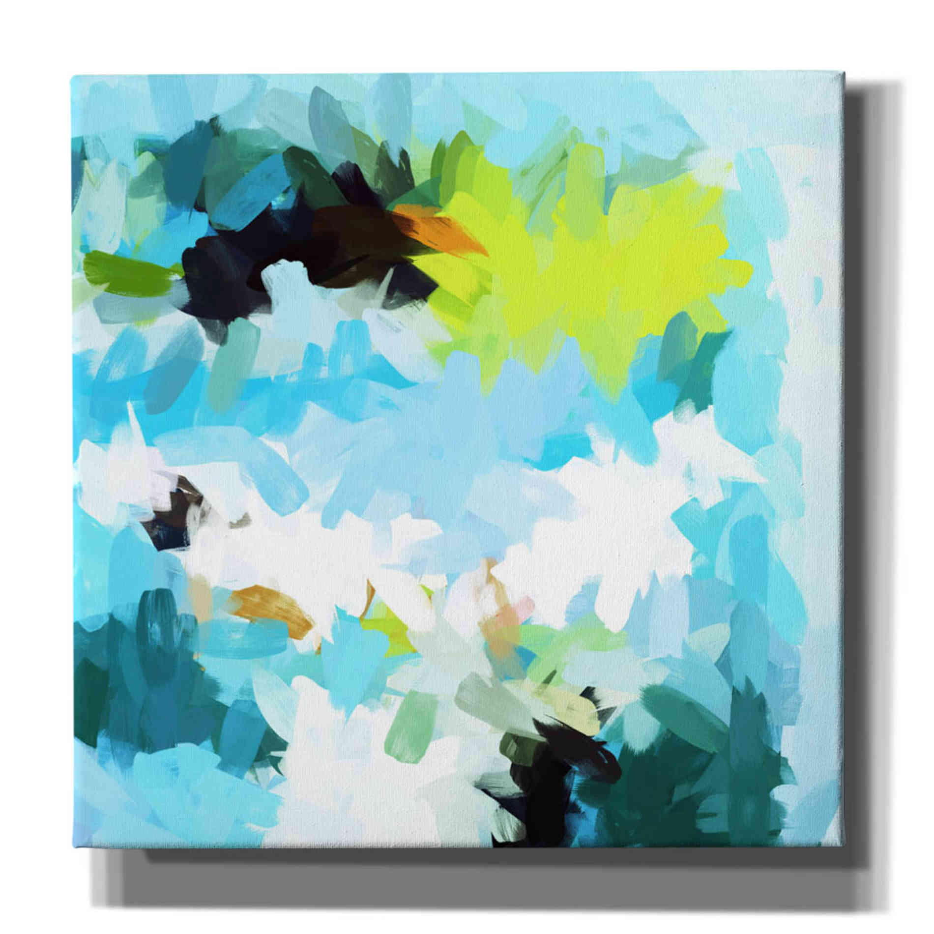 'Abstract Colorful Flows 15' by Irena Orlov Giclee Canvas Wall Art