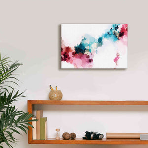 'Abstract Colorful Flows 17' by Irena Orlov Giclee Canvas Wall Art,18 x 12