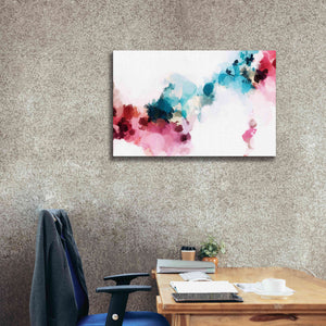 'Abstract Colorful Flows 17' by Irena Orlov Giclee Canvas Wall Art,40 x 26