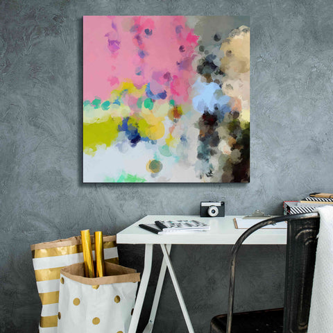 Image of 'Abstract Colorful Flows 20' by Irena Orlov Giclee Canvas Wall Art,26 x 26