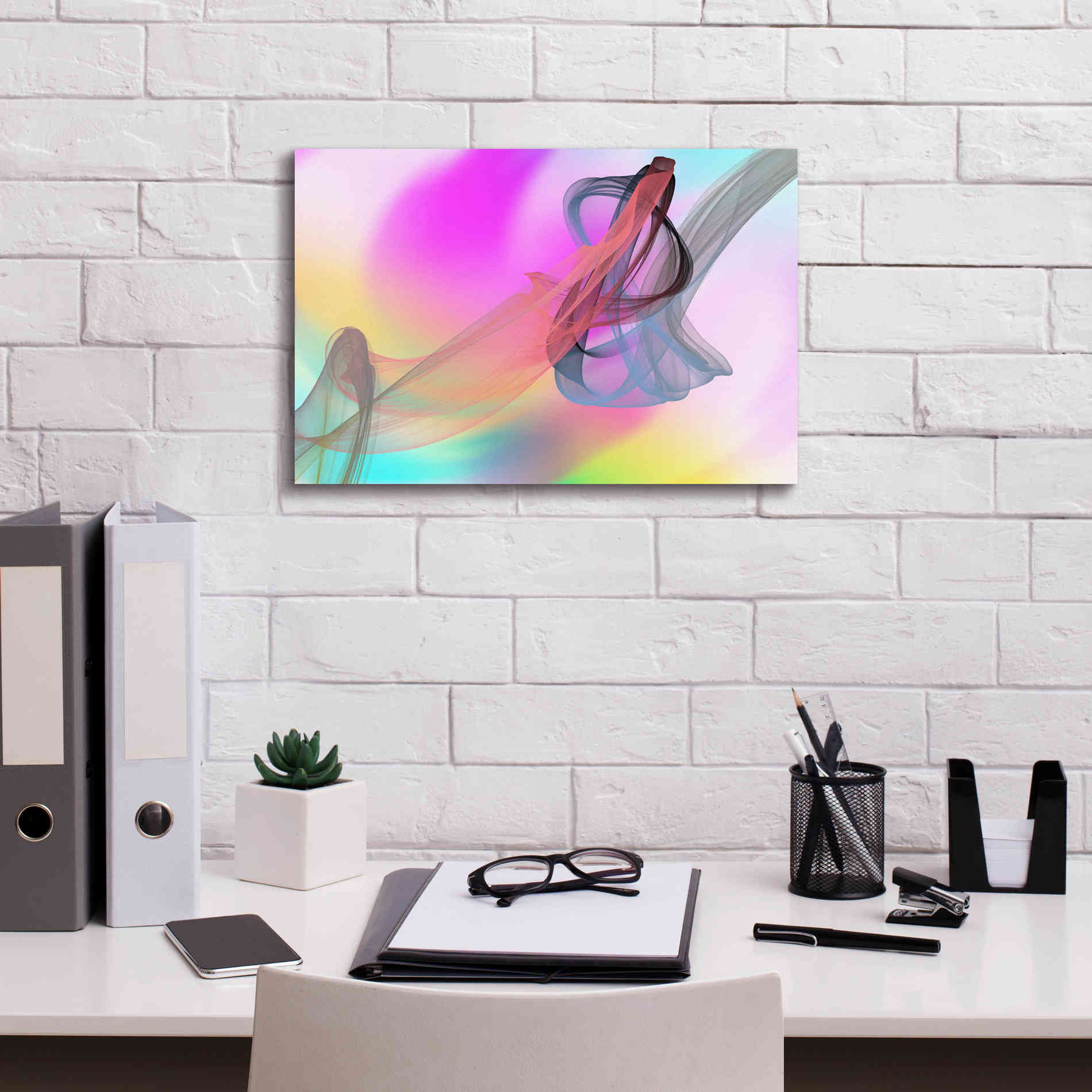 'Color In The Lines 1' by Irena Orlov Giclee Canvas Wall Art,18 x 12