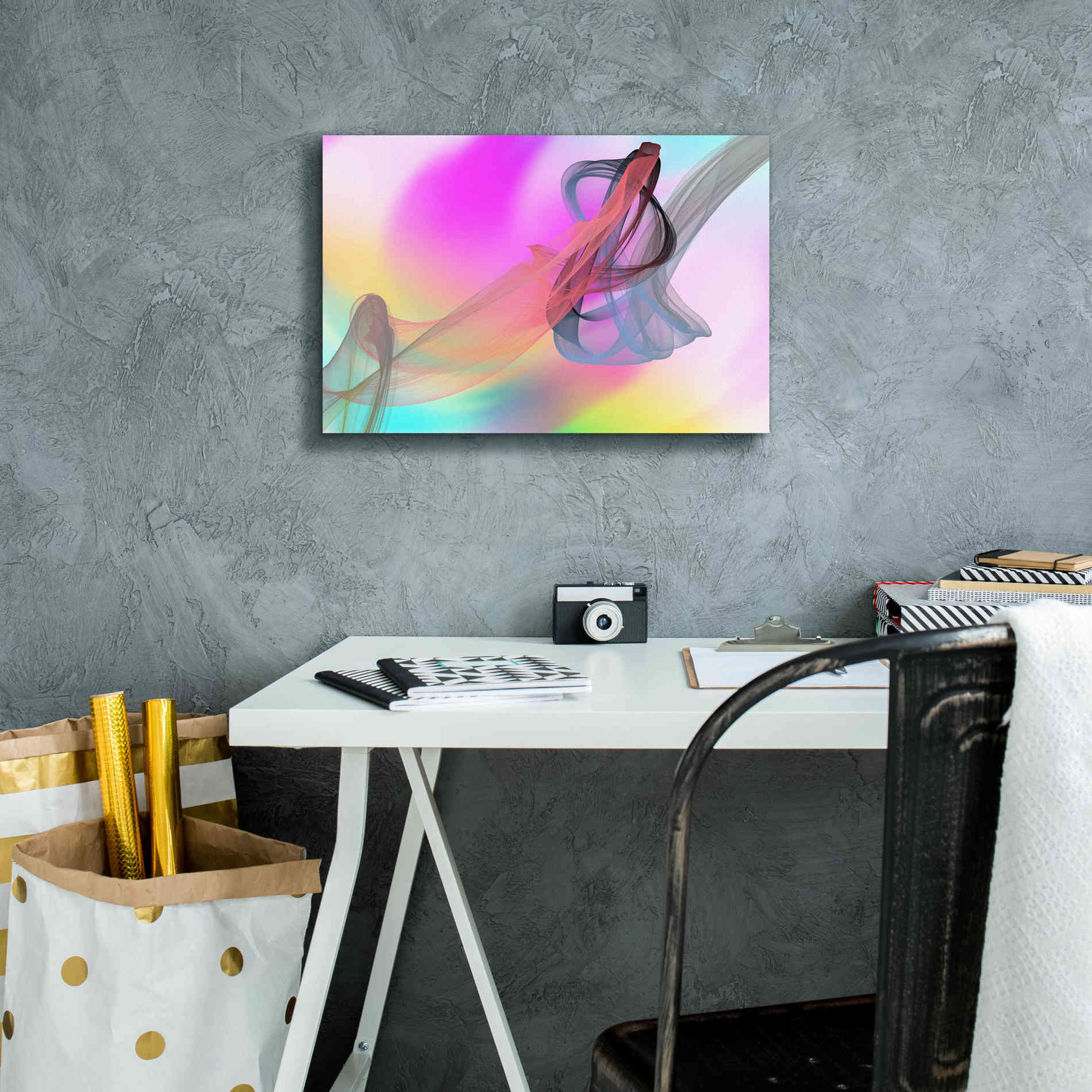 'Color In The Lines 1' by Irena Orlov Giclee Canvas Wall Art,18 x 12