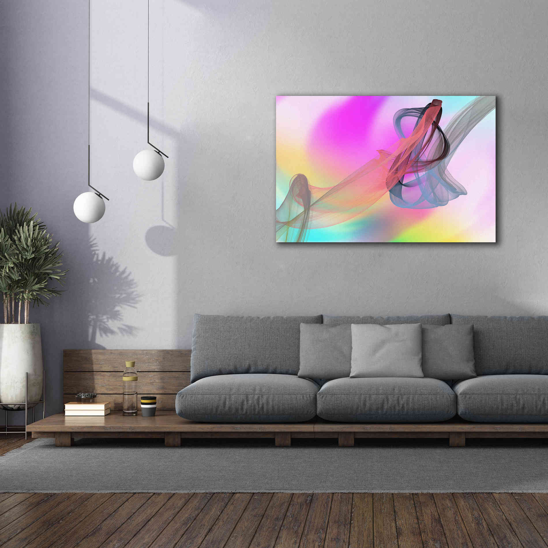 'Color In The Lines 1' by Irena Orlov Giclee Canvas Wall Art,60 x 40