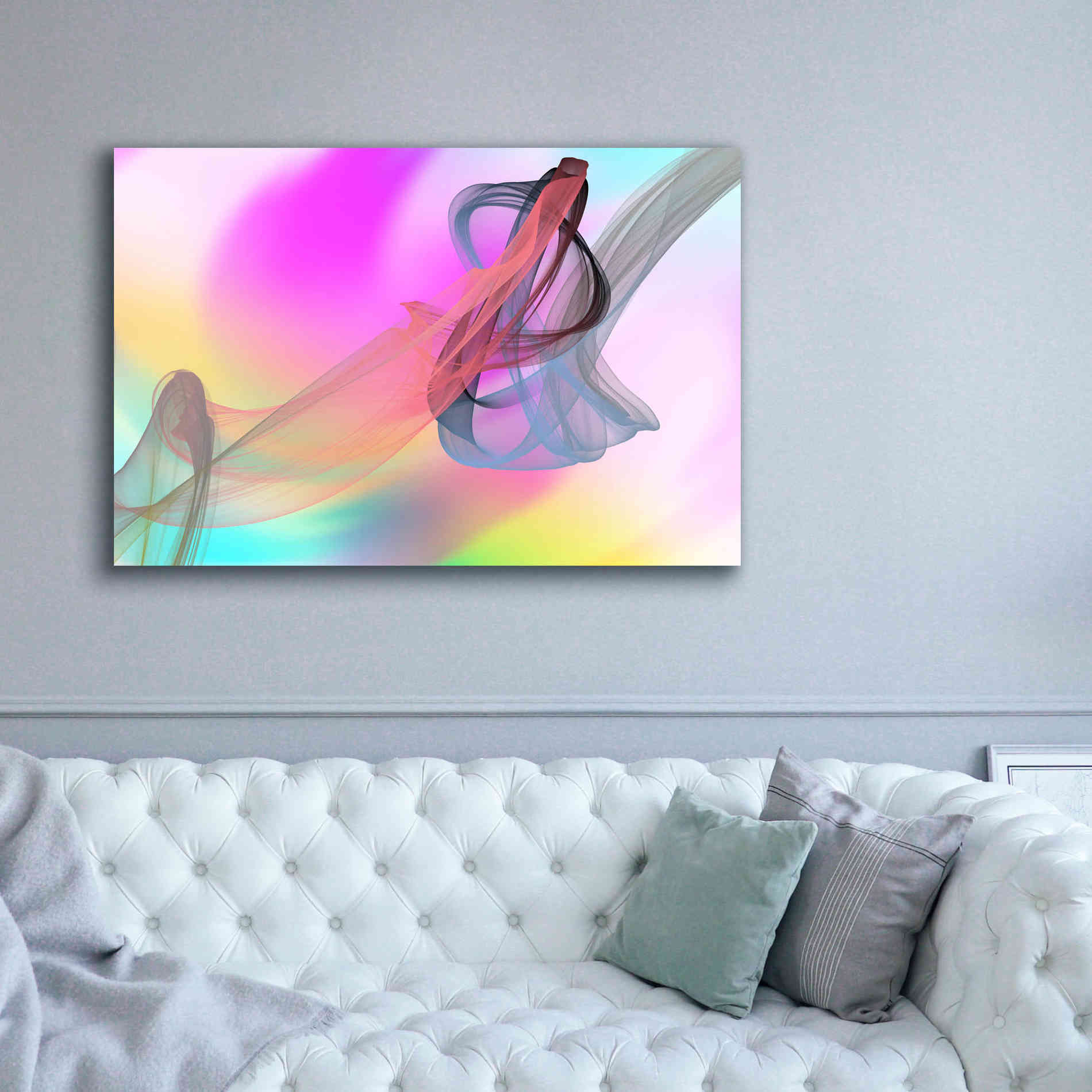 'Color In The Lines 1' by Irena Orlov Giclee Canvas Wall Art,60 x 40