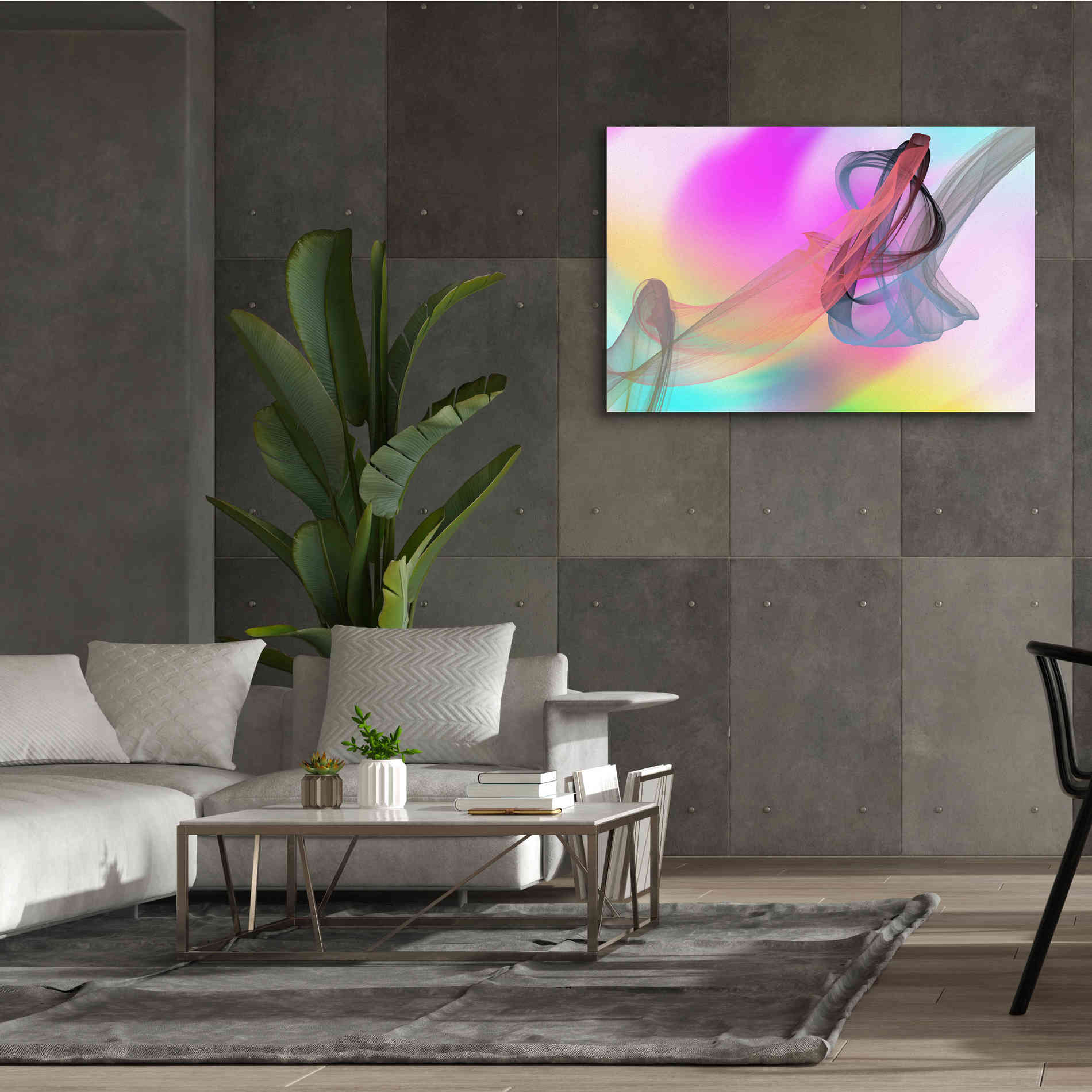 'Color In The Lines 1' by Irena Orlov Giclee Canvas Wall Art,60 x 40