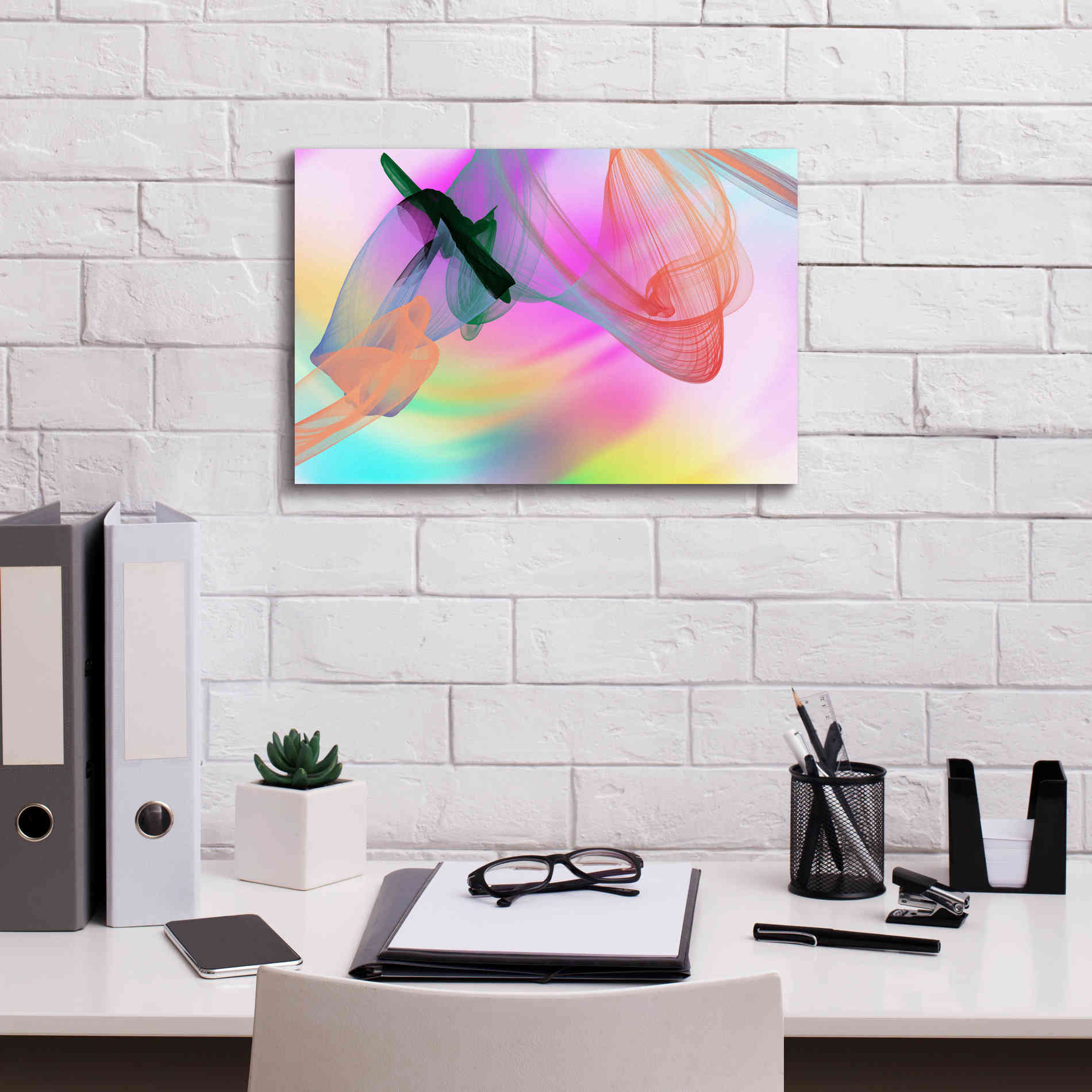 'Color In The Lines 2' by Irena Orlov Giclee Canvas Wall Art,18 x 12