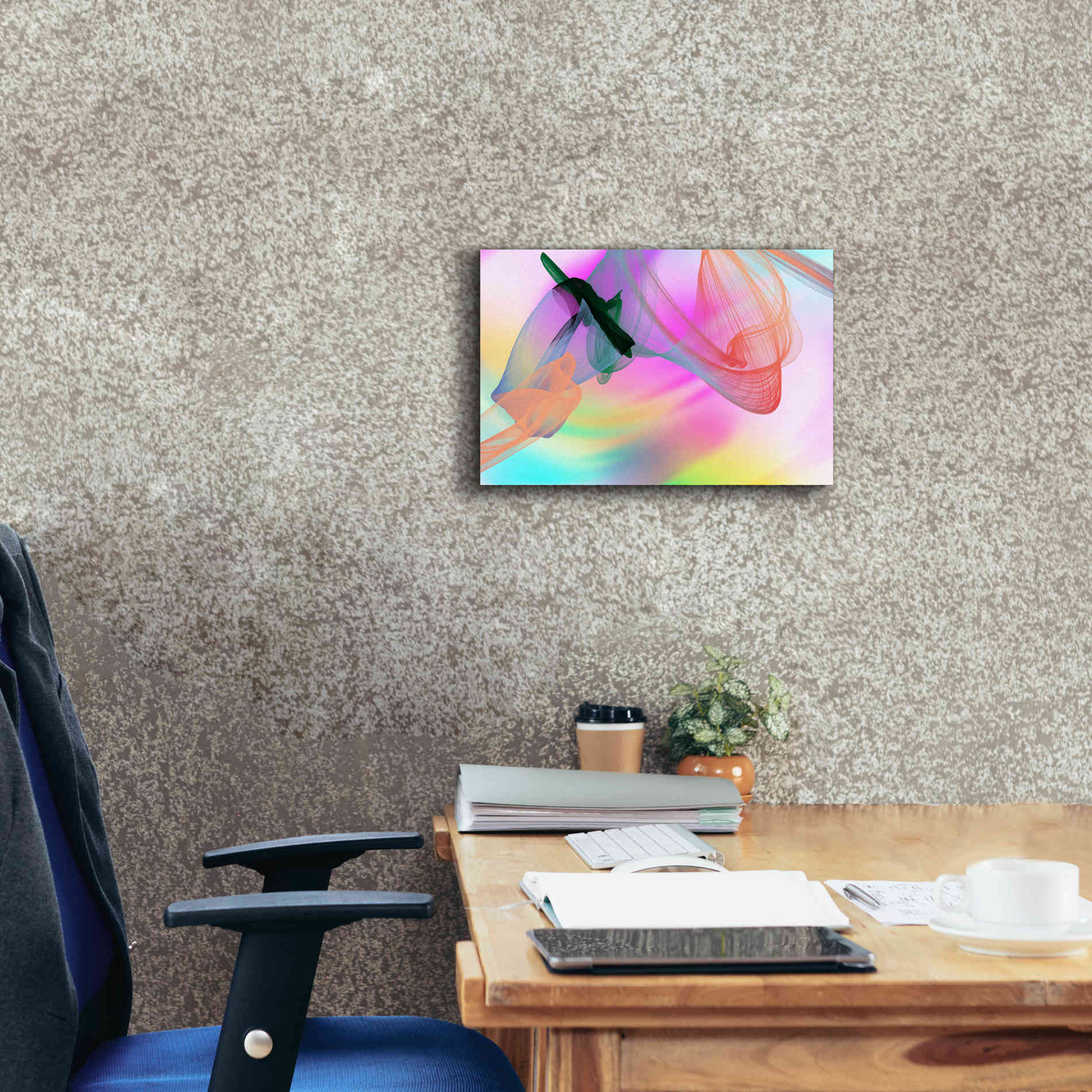 'Color In The Lines 2' by Irena Orlov Giclee Canvas Wall Art,18 x 12