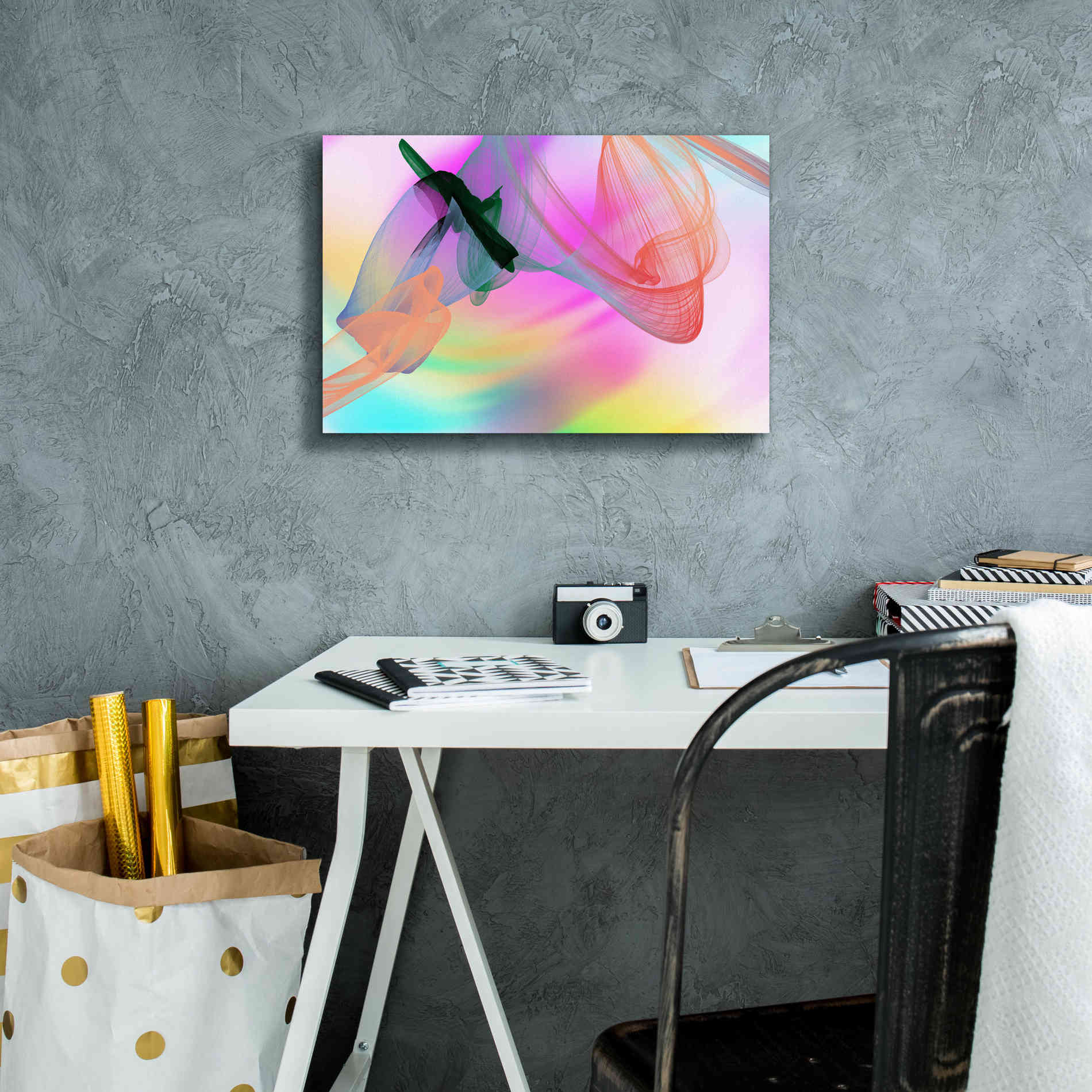 'Color In The Lines 2' by Irena Orlov Giclee Canvas Wall Art,18 x 12