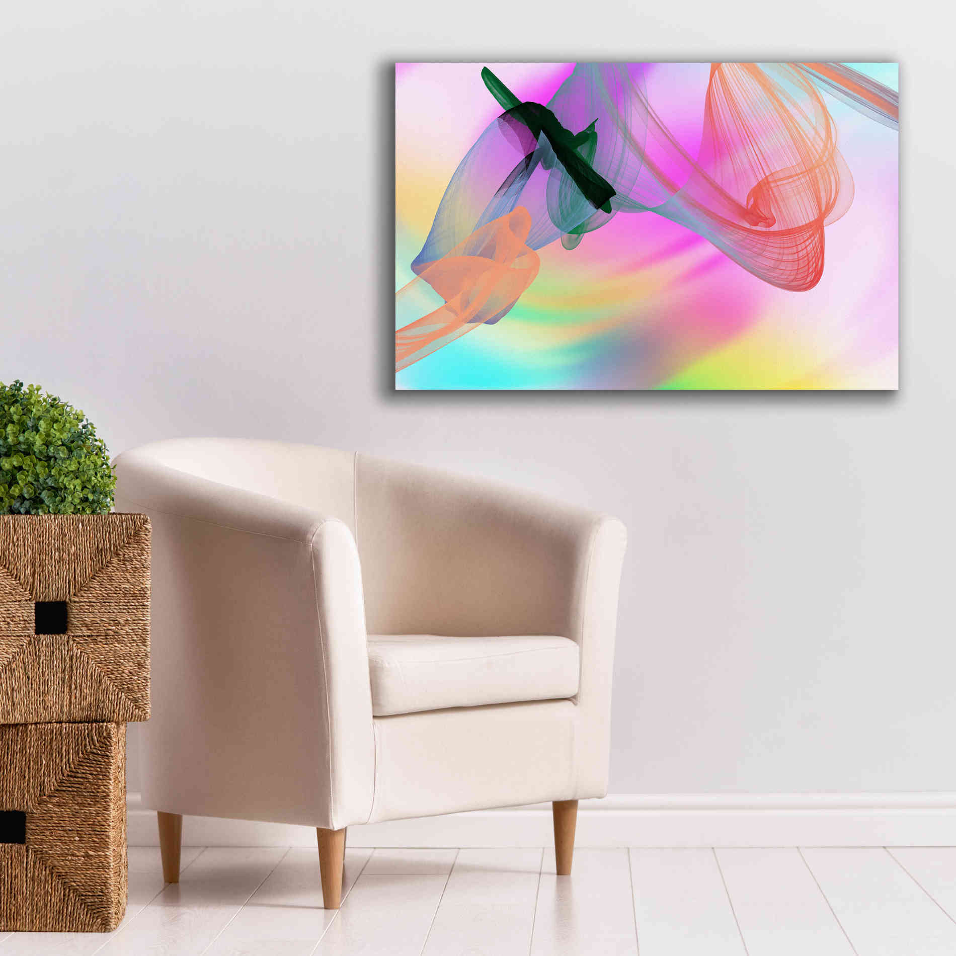 'Color In The Lines 2' by Irena Orlov Giclee Canvas Wall Art,40 x 26