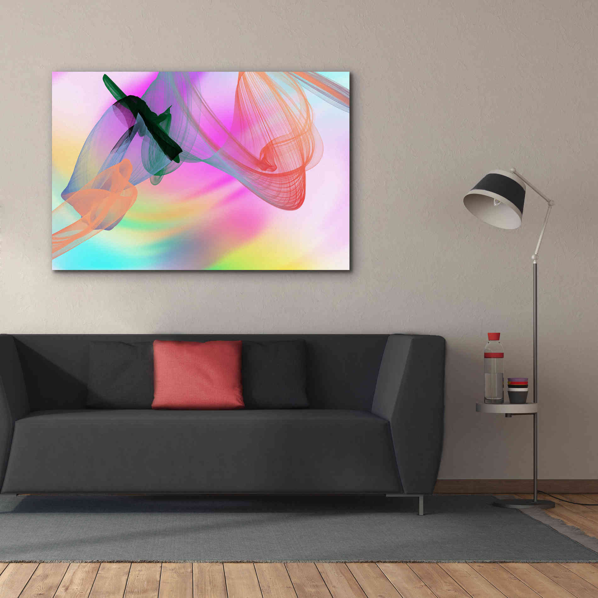 'Color In The Lines 2' by Irena Orlov Giclee Canvas Wall Art,60 x 40