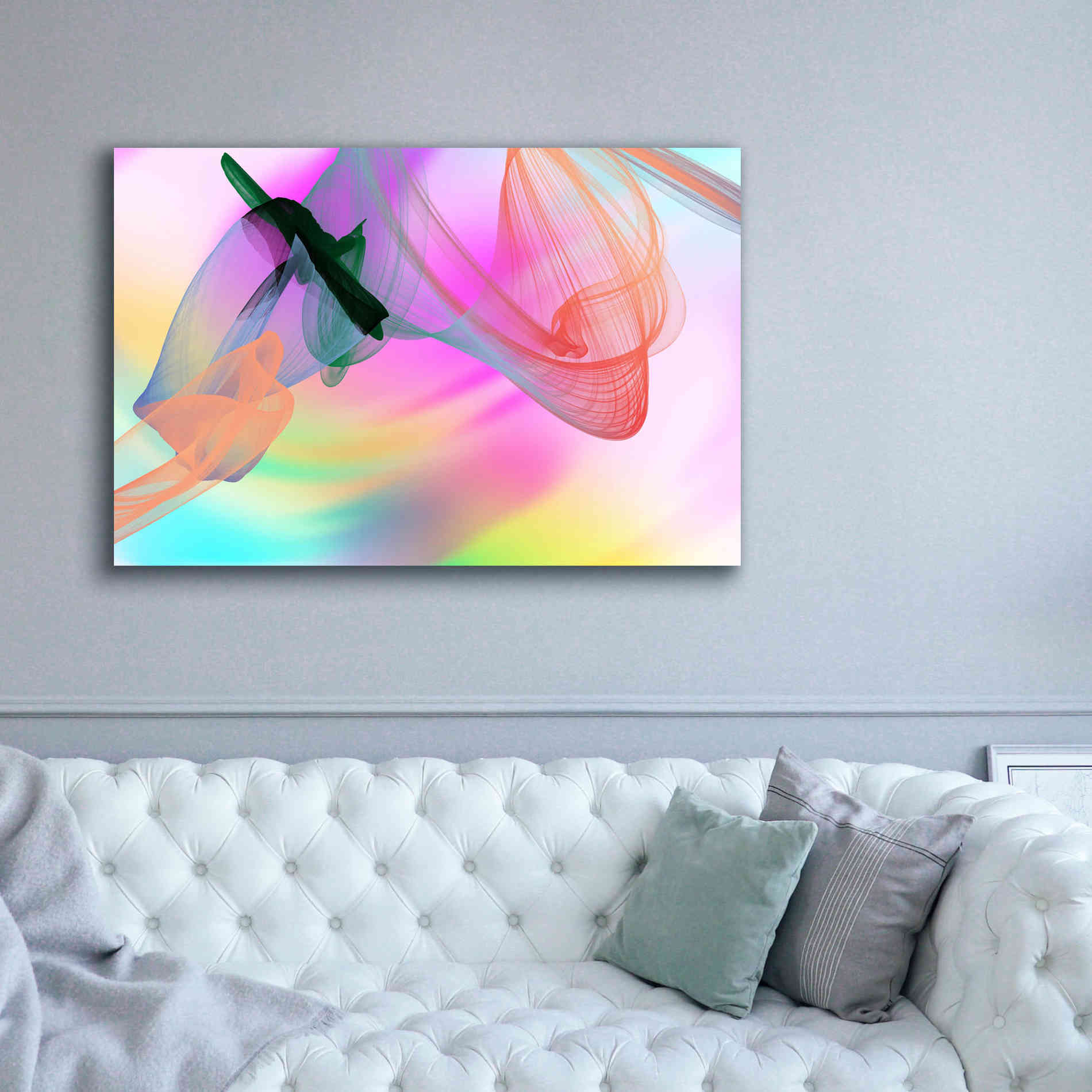 'Color In The Lines 2' by Irena Orlov Giclee Canvas Wall Art,60 x 40