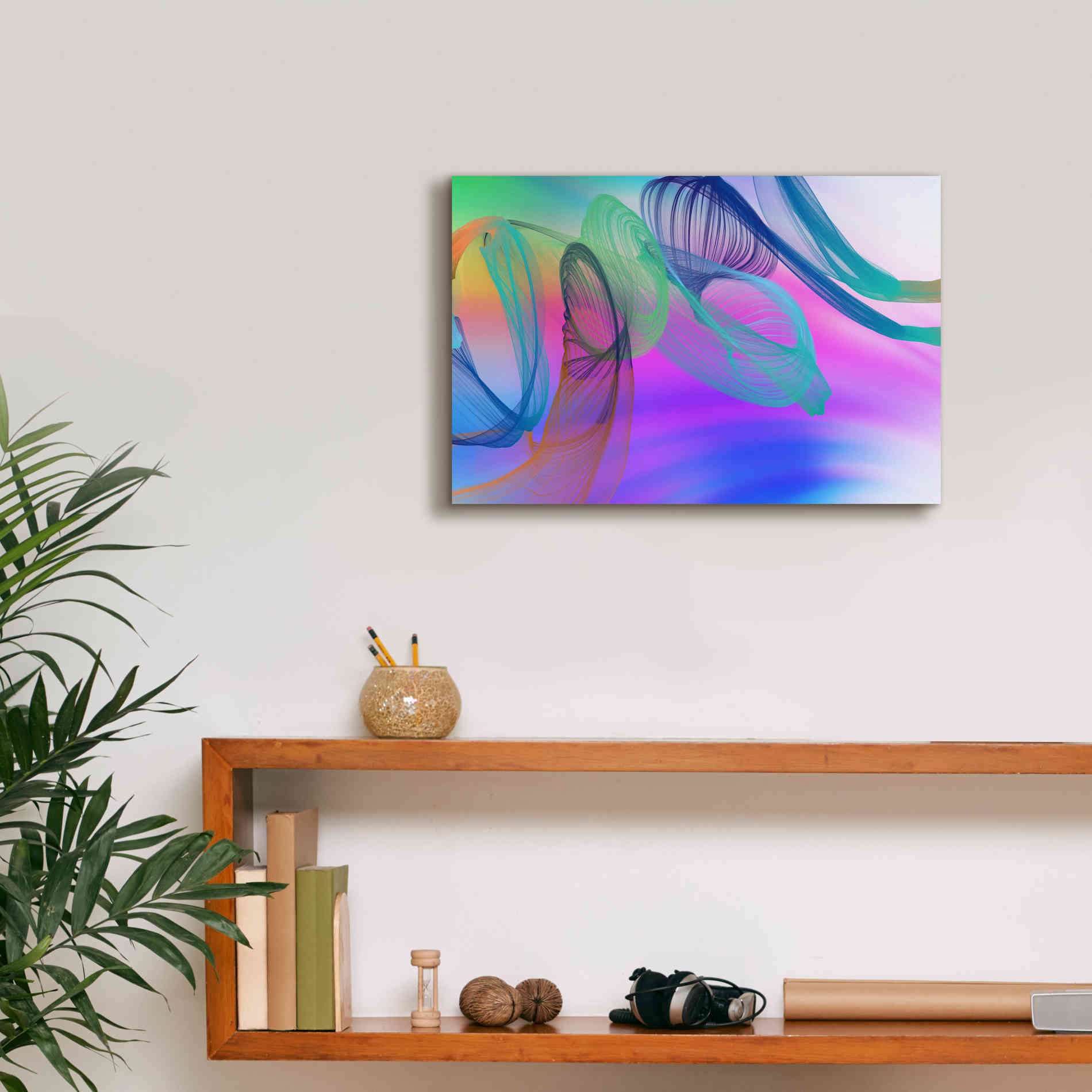 'Color In The Lines 3' by Irena Orlov Giclee Canvas Wall Art,18 x 12