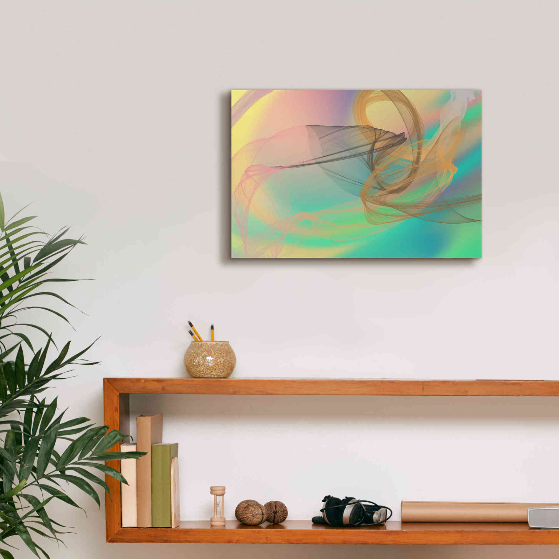 'Color In The Lines 4' by Irena Orlov Giclee Canvas Wall Art,18 x 12