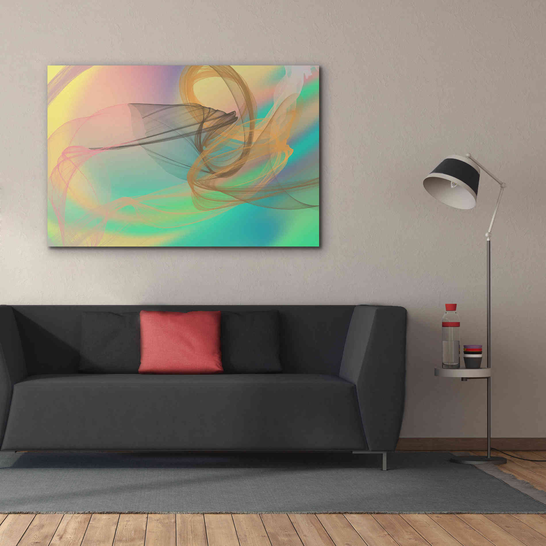 'Color In The Lines 4' by Irena Orlov Giclee Canvas Wall Art,60 x 40