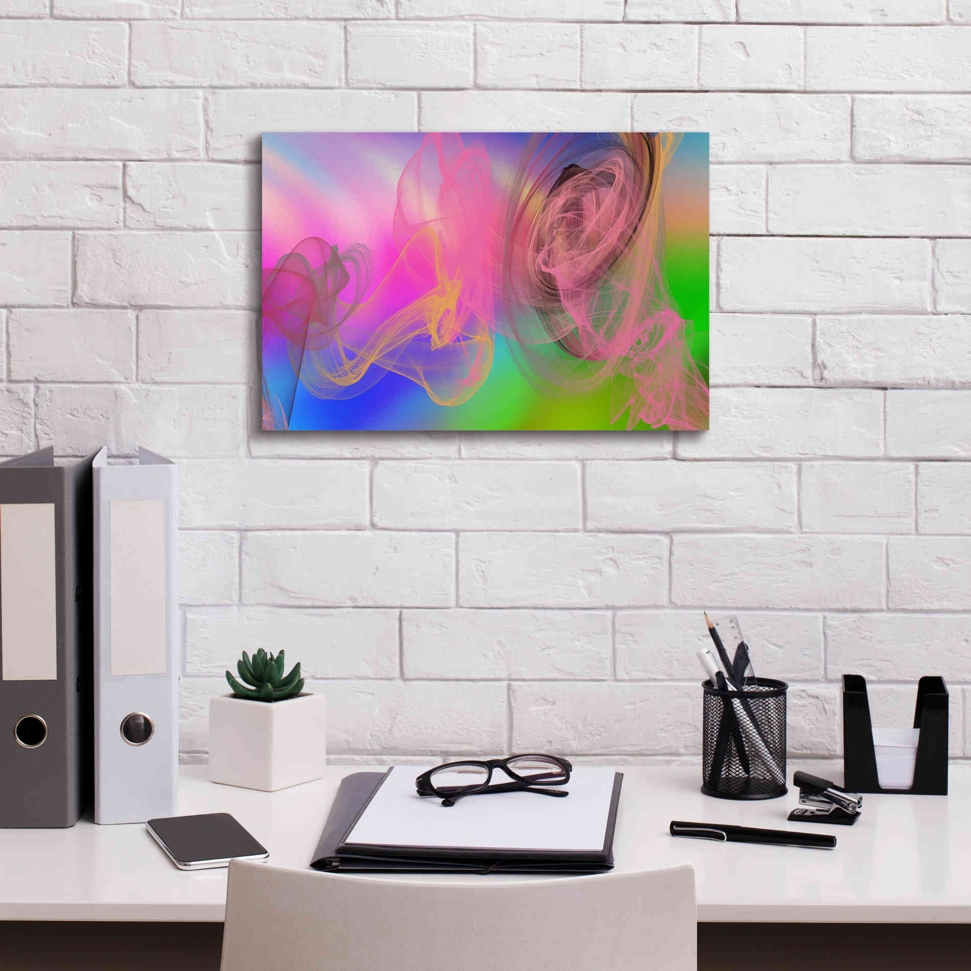 'Color In The Lines 5' by Irena Orlov Giclee Canvas Wall Art,18 x 12