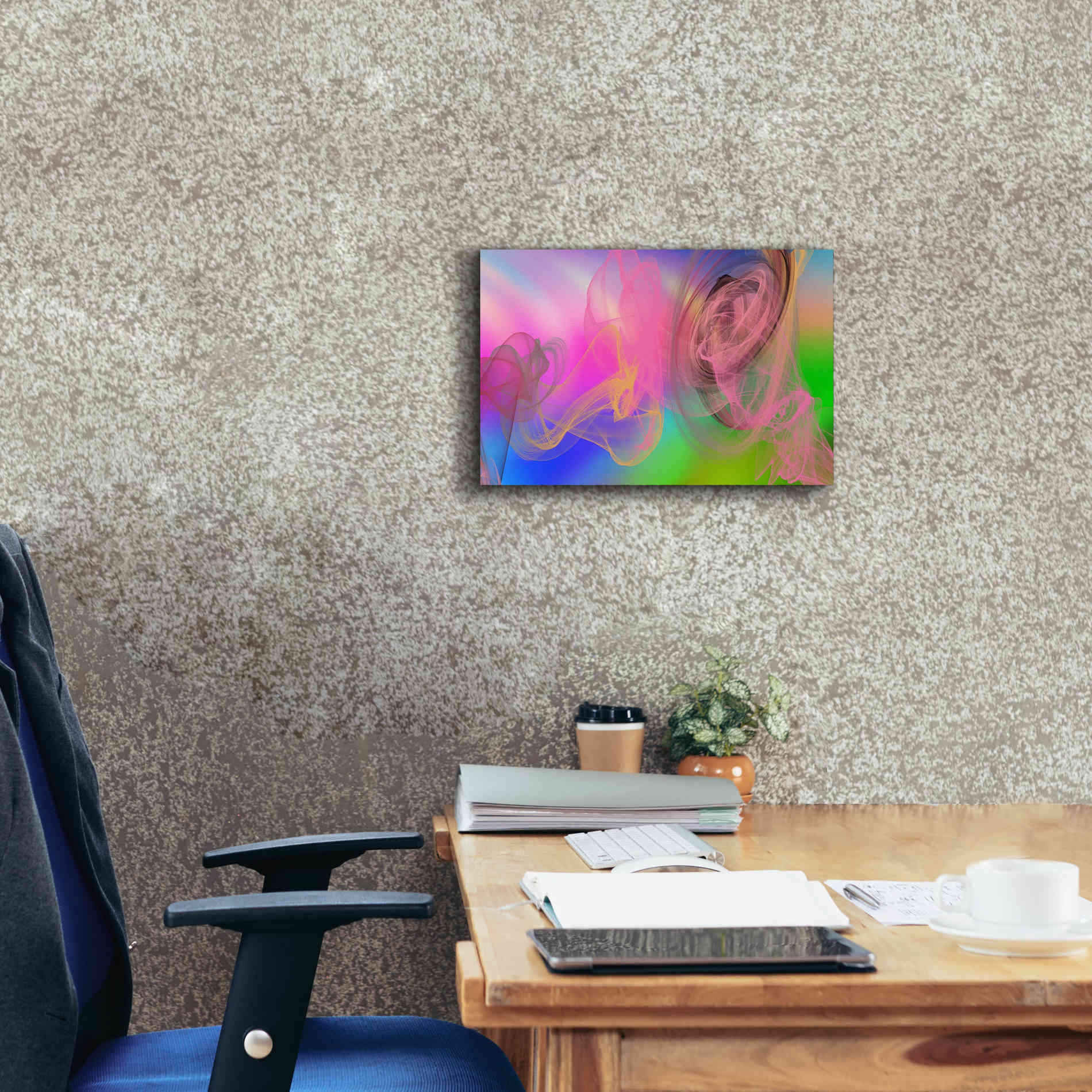 'Color In The Lines 5' by Irena Orlov Giclee Canvas Wall Art,18 x 12