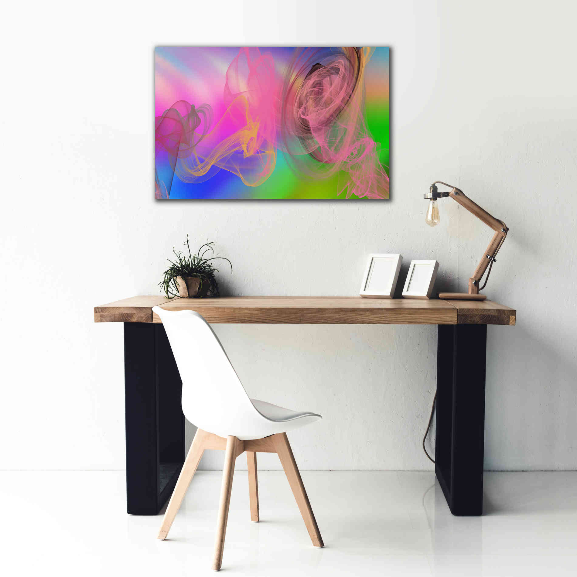 'Color In The Lines 5' by Irena Orlov Giclee Canvas Wall Art,40 x 26