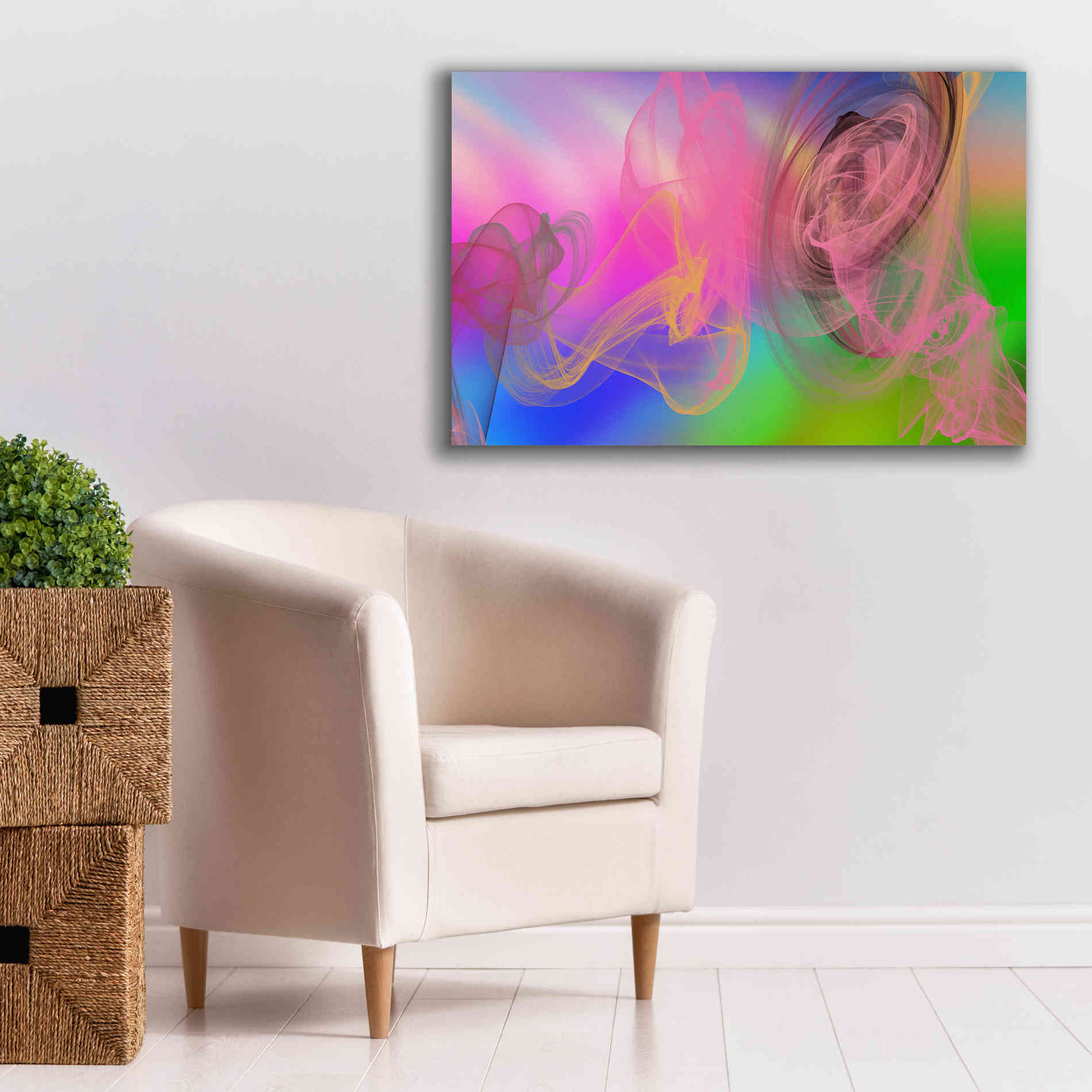 'Color In The Lines 5' by Irena Orlov Giclee Canvas Wall Art,40 x 26