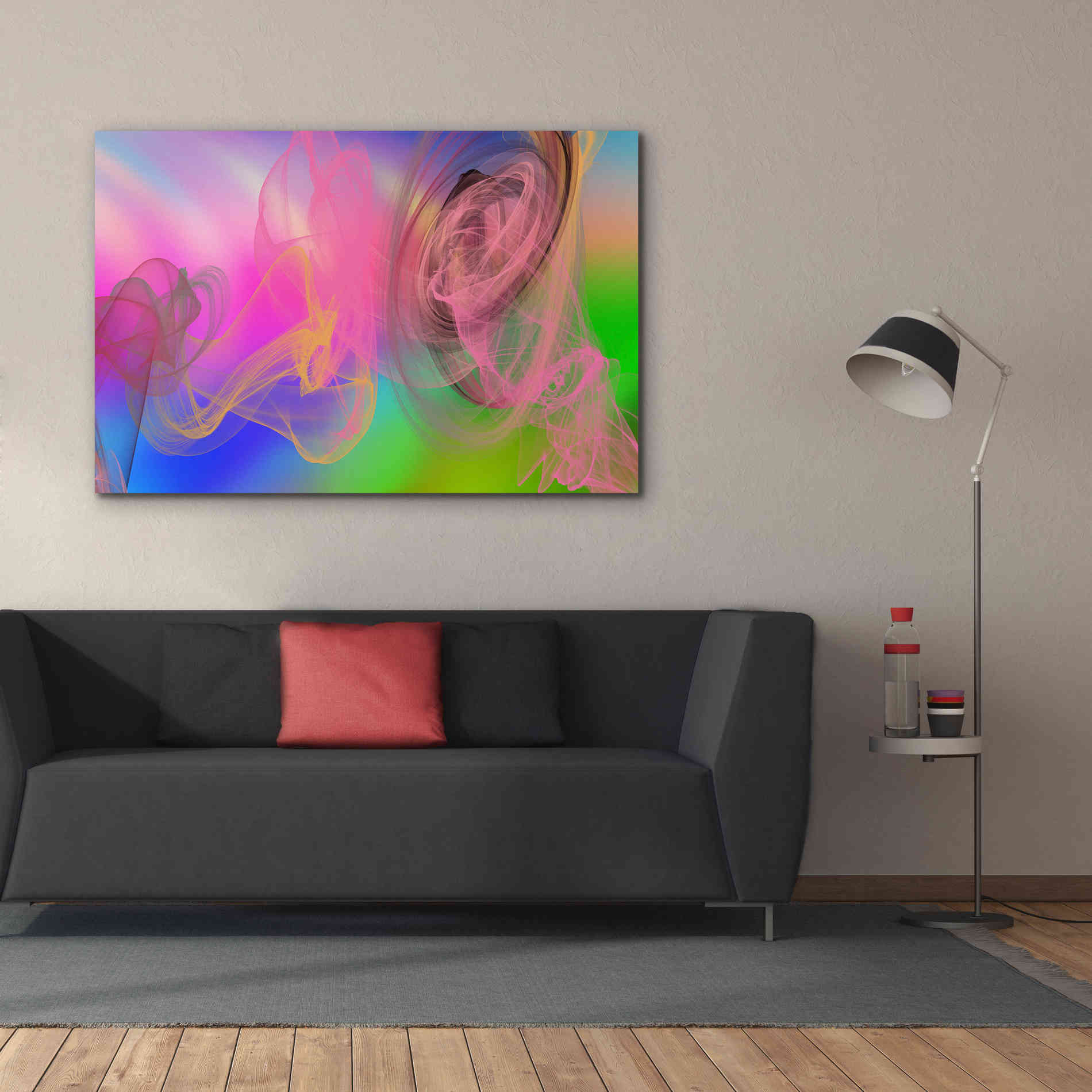 'Color In The Lines 5' by Irena Orlov Giclee Canvas Wall Art,60 x 40