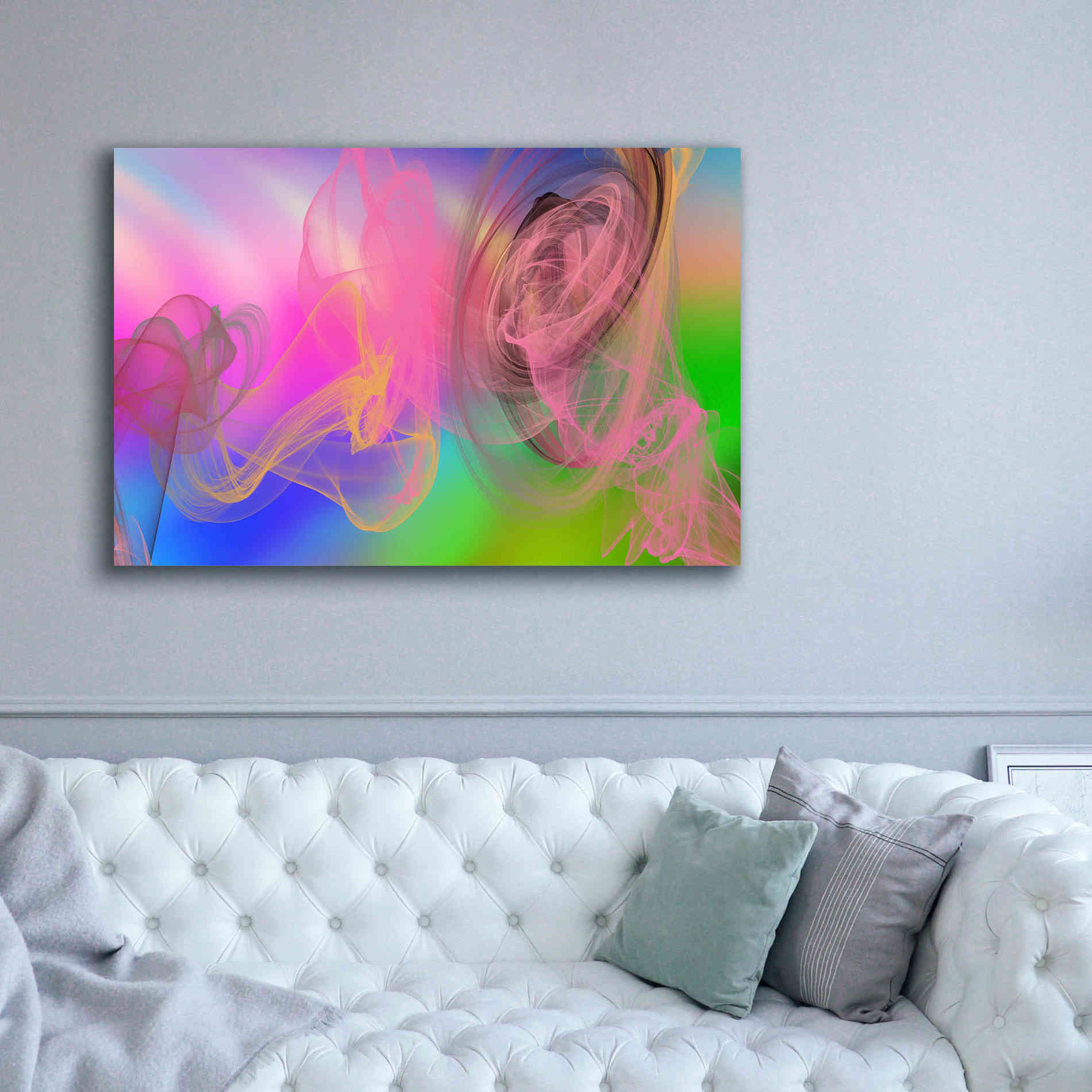 'Color In The Lines 5' by Irena Orlov Giclee Canvas Wall Art,60 x 40