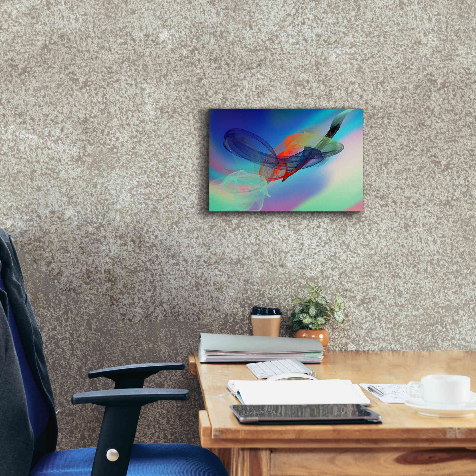 'Color In The Lines 6' by Irena Orlov Giclee Canvas Wall Art,18 x 12