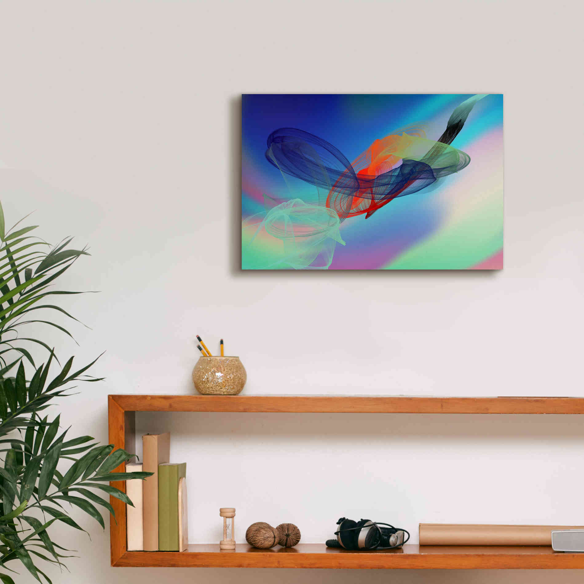 'Color In The Lines 6' by Irena Orlov Giclee Canvas Wall Art,18 x 12