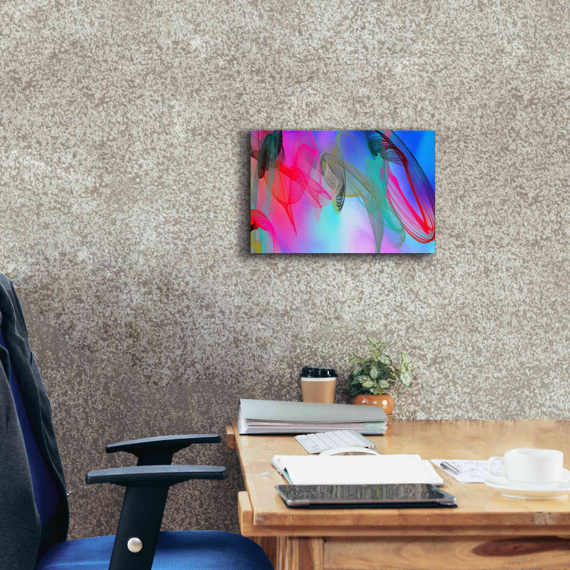 'Color In The Lines 7' by Irena Orlov Giclee Canvas Wall Art,18 x 12