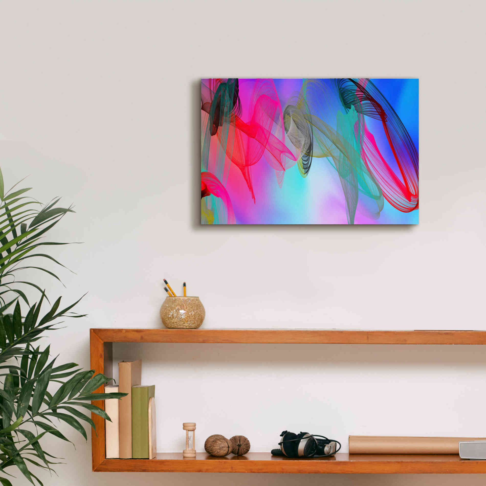 'Color In The Lines 7' by Irena Orlov Giclee Canvas Wall Art,18 x 12