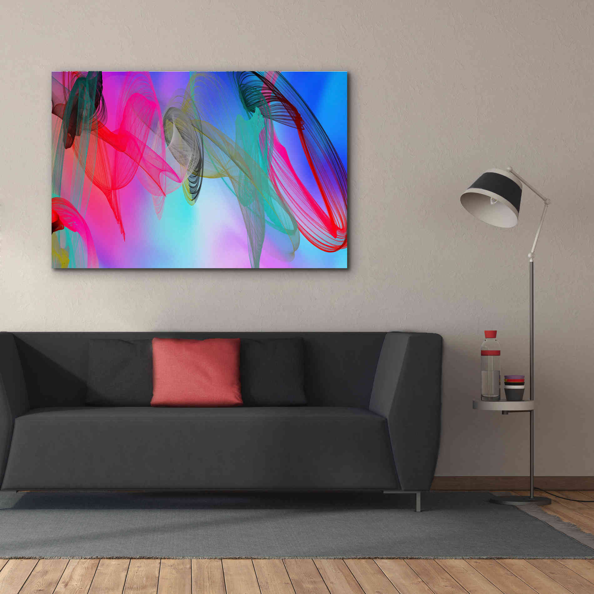 'Color In The Lines 7' by Irena Orlov Giclee Canvas Wall Art,60 x 40