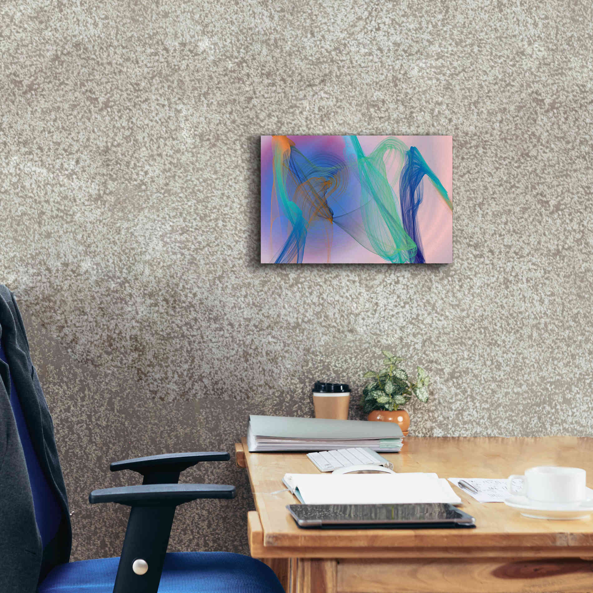 'Color In The Lines 9' by Irena Orlov Giclee Canvas Wall Art,18 x 12