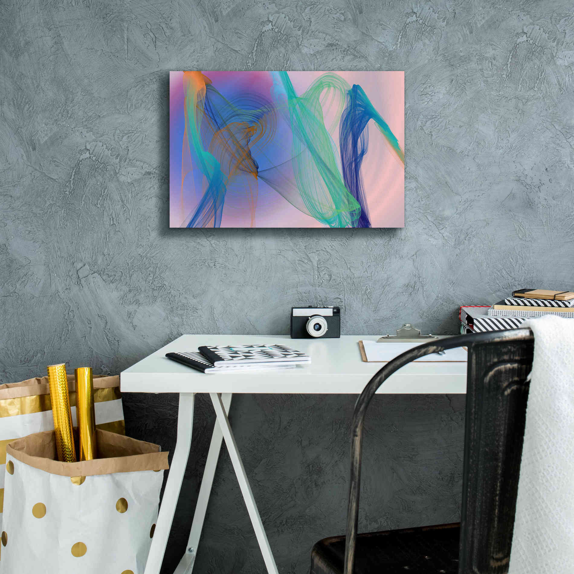 'Color In The Lines 9' by Irena Orlov Giclee Canvas Wall Art,18 x 12