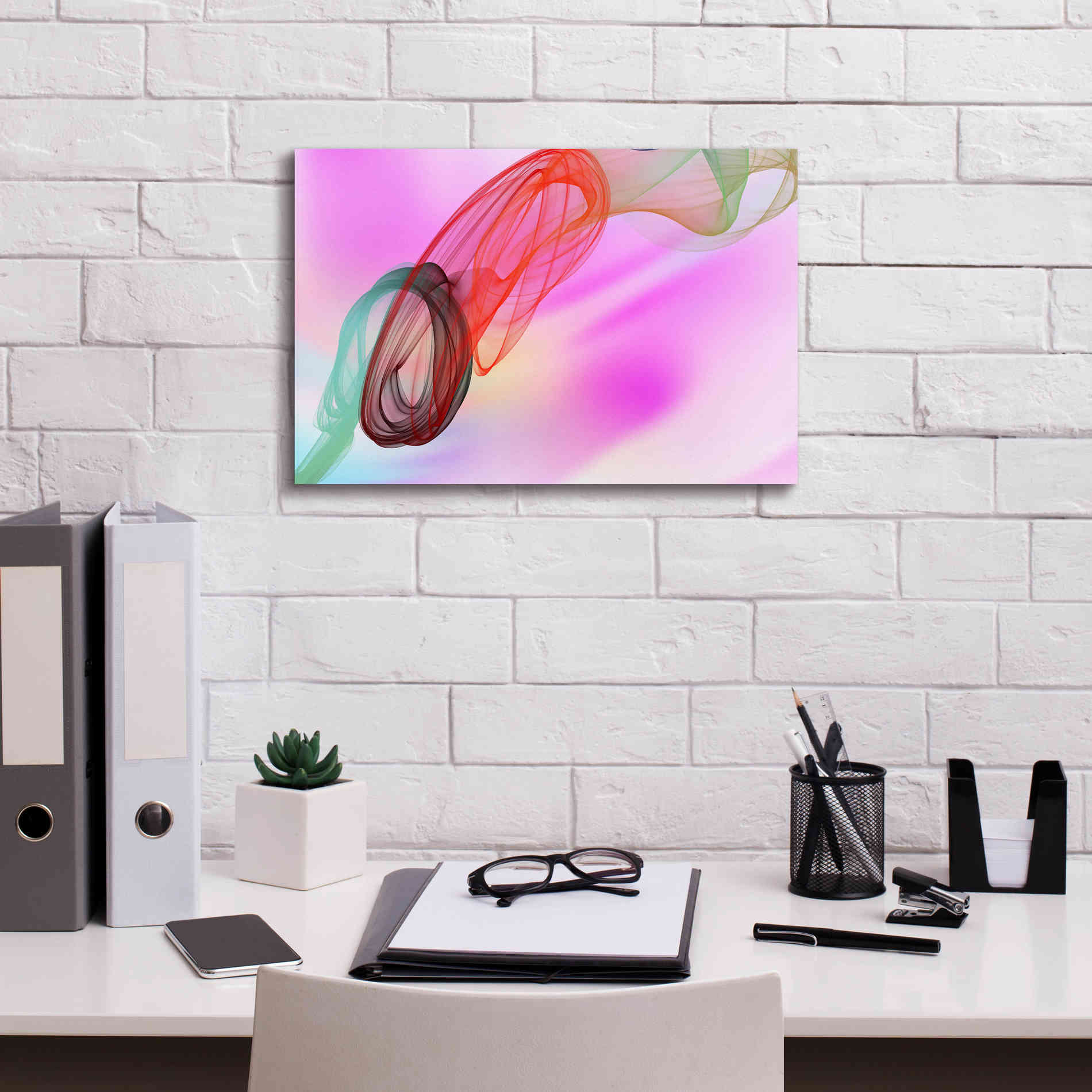 'Color In The Lines 10' by Irena Orlov Giclee Canvas Wall Art,18 x 12