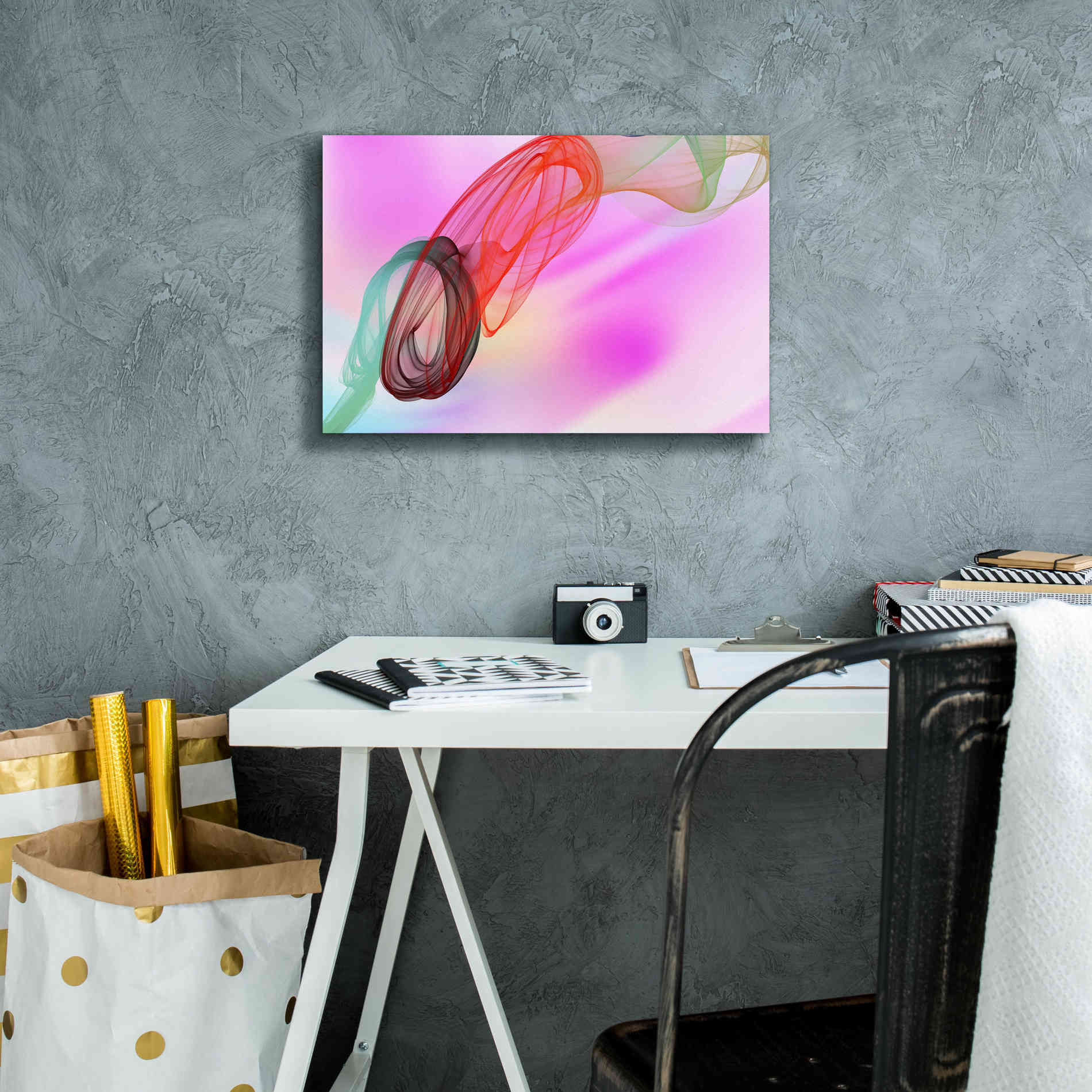 'Color In The Lines 10' by Irena Orlov Giclee Canvas Wall Art,18 x 12