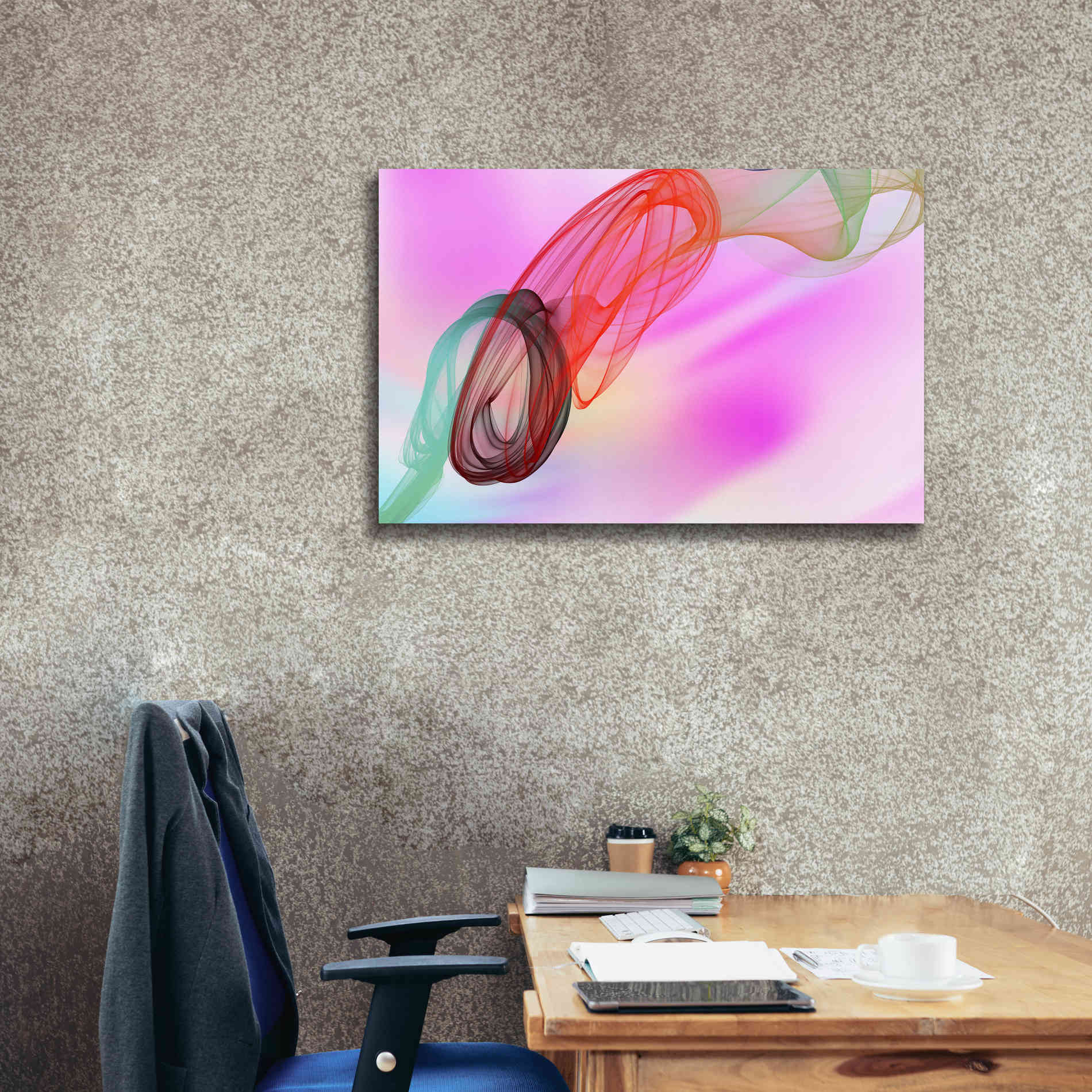 'Color In The Lines 10' by Irena Orlov Giclee Canvas Wall Art,40 x 26